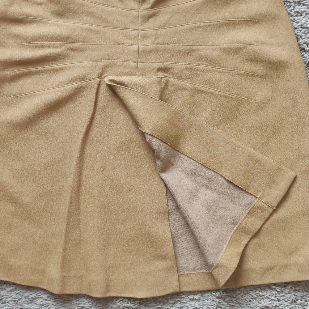 NWT Derek Lam Gold Mini Skirt - SIZE EU 42 - Picture 2 of 11
